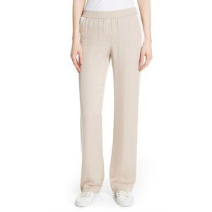 Theory Silk Side Stripe Wide Leg Pant 6